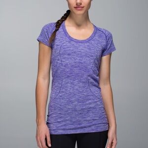 lululemon athletica Purple Short Sleeve Tee